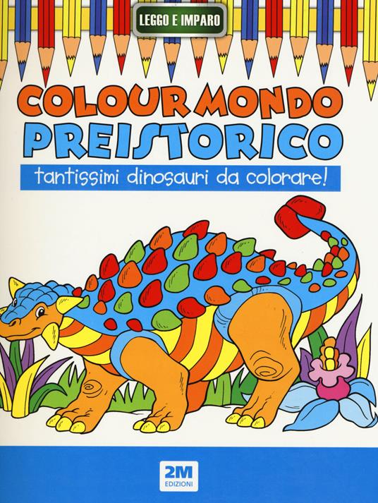 Colour mondo preistorico - copertina