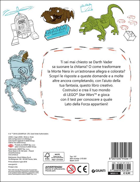 Il libro da giocare, da ridere e... da disegnare! Star Wars. Lego. Ediz. illustrata - 2