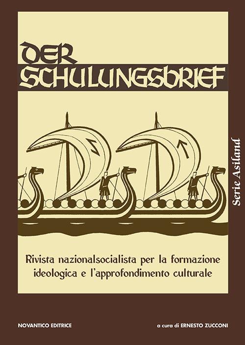 Der schulungsbrief. Rivista nazionalsocialista per la formazione ideologica e l'approfondimento culturale - copertina