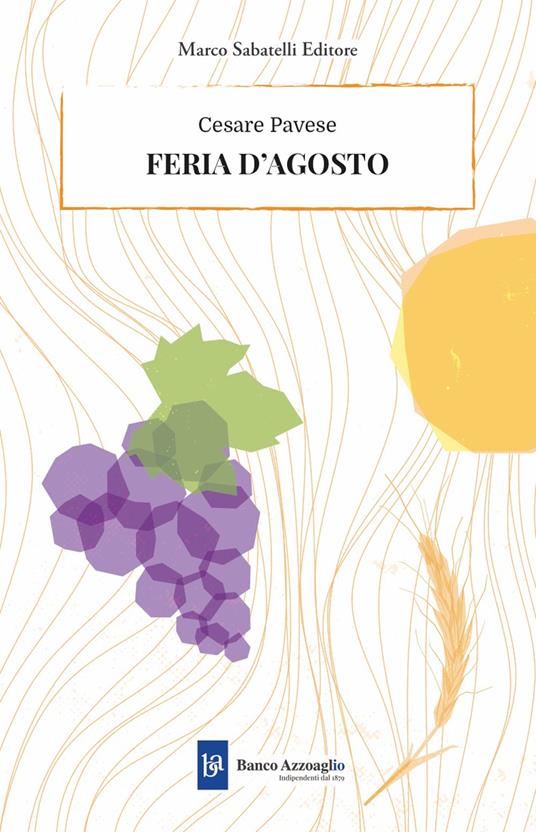 Feria d'agosto - Cesare Pavese - copertina