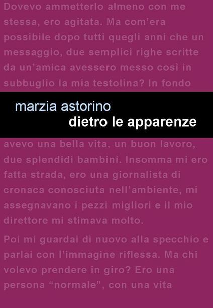 Dietro le apparenze - Marzia Astorino - copertina