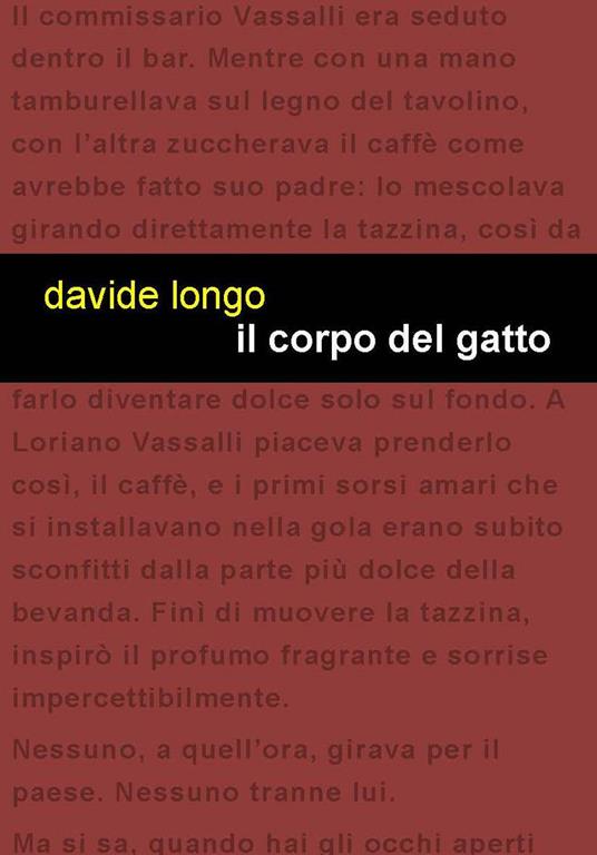 Il corpo del gatto - Longo Davide - copertina