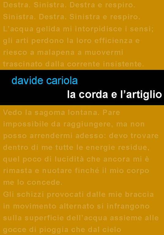 La corda e l'artiglio - Davide Cariola - copertina