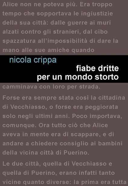 Fiabe dritte per un mondo storto - Nicola Crippa - copertina