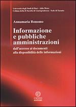 Informazione e pubbliche amministrazioni