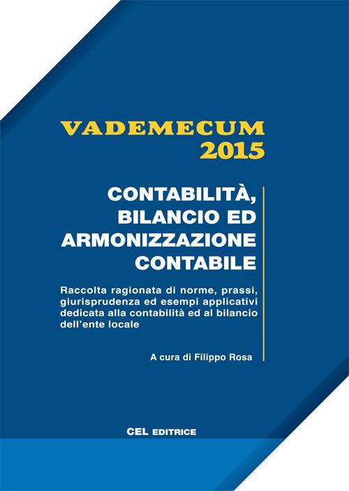 Vademecum 2015. Contabilità, bilancio ed armonizzazione contabile - copertina