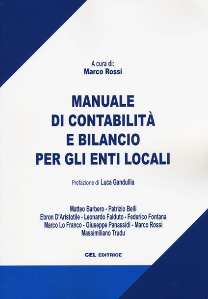 Manuale di contabilità e bilancio per enti locali - copertina