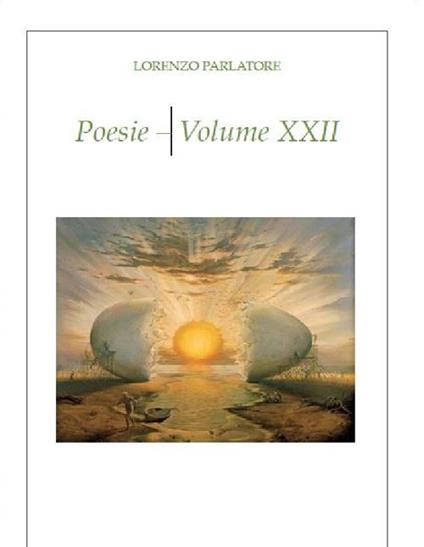 Poesie. Volume XXII - Lorenzo Parlatore - copertina