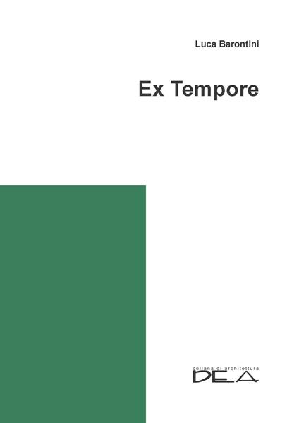 Ex tempore - Luca Barontini - copertina