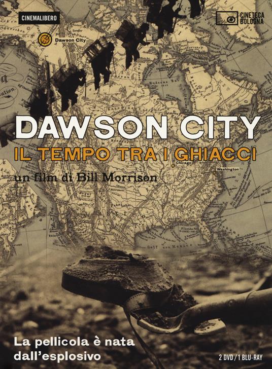 Dawson City. Il tempo tra i ghiacci. La pellicola è nata dall'esplosivo. 3 DVD. Con Libro - Bill Morrison - copertina