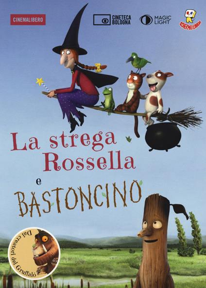 La strega Rossella-Bastoncino. DVD. Con libro - copertina