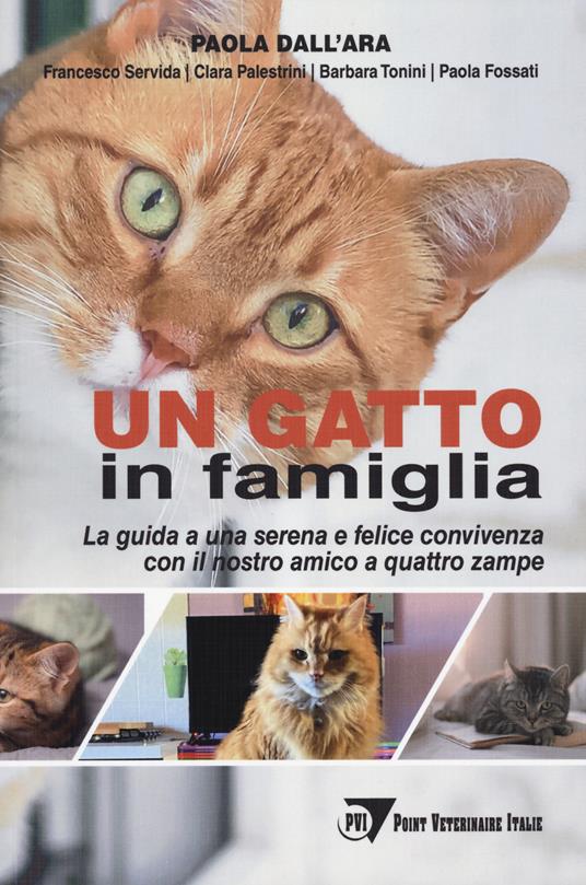 Un gatto in famiglia. La guida a una serena e felice convivenza con il nostro amico a quattro zampe - Paola Dall'Ara,Francesco Servida,Clara Palestrini - copertina