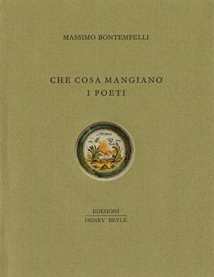 Che cosa mangiano i poeti - Massimo Bontempelli - copertina