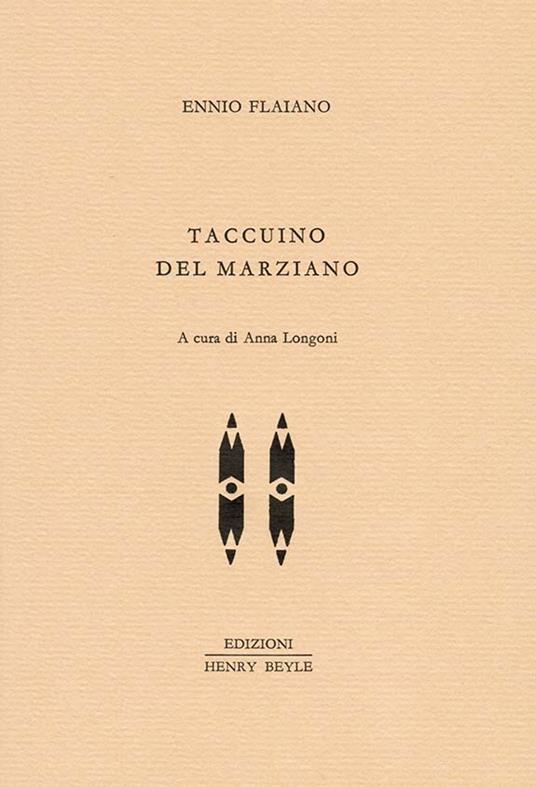 Taccuino del marziano - Ennio Flaiano - copertina