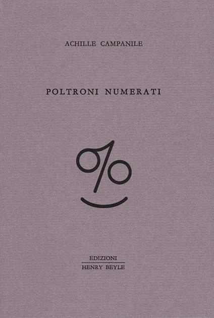 Poltroni numerati - Achille Campanile - copertina