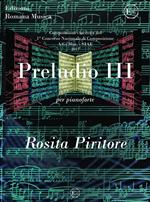 Preludio III. Per pianoforte. Spartito