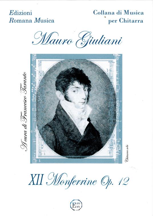 XII Monferrine. Op.12 - Mauro Giuliani - copertina