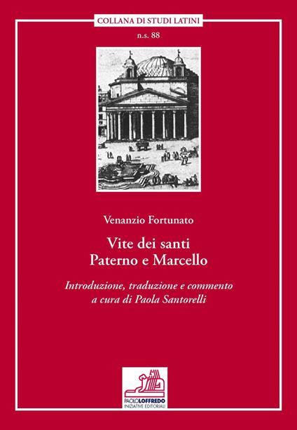 Vite dei santi Paterno e Marcello - Venanzio Fortunato - copertina