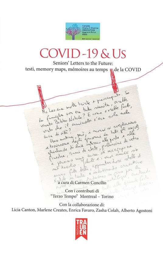 Covid-19 & Us seniors' letters to the future: testi, memory maps, mémoires au temps de la Covid. Ediz. italiana, inglese e francese - Carmen Concilio - copertina