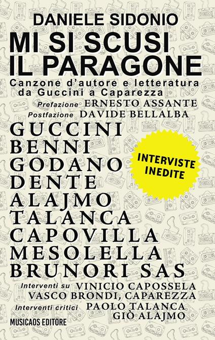 Mi si scusi il paragone. Canzone d'autore e letteratura da Guccini a Caparezza - Daniele Sidonio - copertina