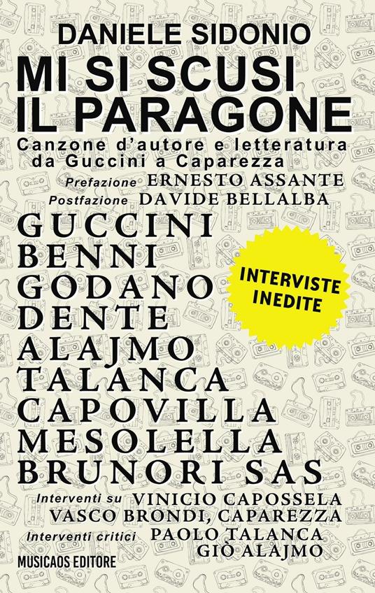 Mi si scusi il paragone. Canzone d'autore e letteratura da Guccini a Caparezza - Daniele Sidonio - copertina