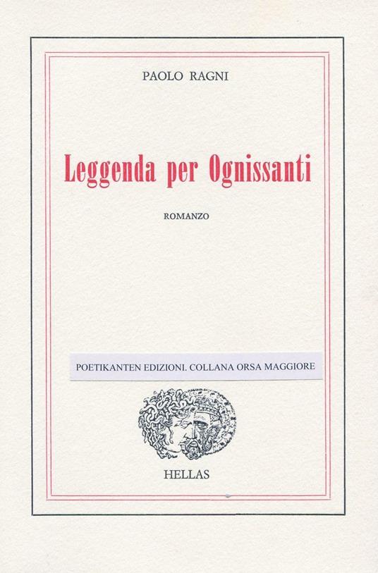 Leggenda per Ognissanti - Paolo Ragni - copertina
