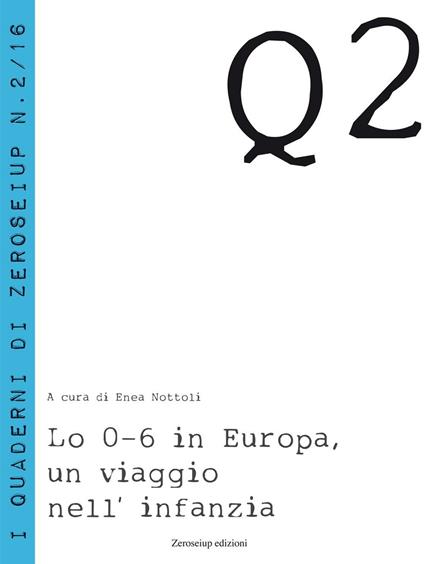 Lo 0-6 in Europa, un viaggio nell'infanzia - copertina