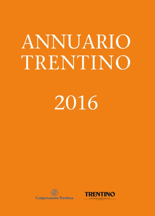 Annuario trentino 2016 - copertina