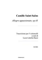 Allegro appassionato, op.43. Trascrizione per 5 violoncelli a cura di Lucio Labella Danzi