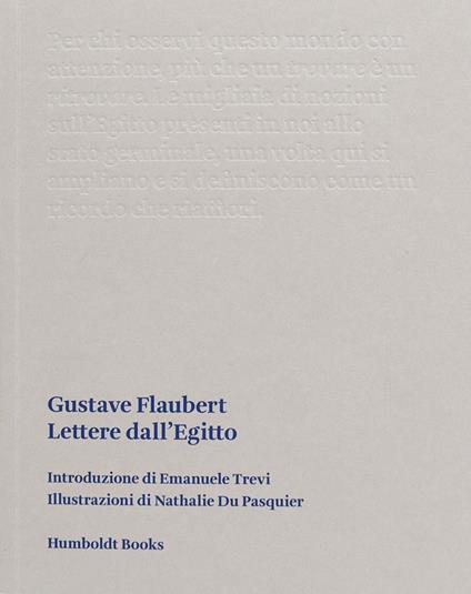 Lettere dall'Egitto - Gustave Flaubert - copertina