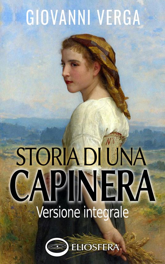 Storia di una capinera - Giovanni Verga - copertina