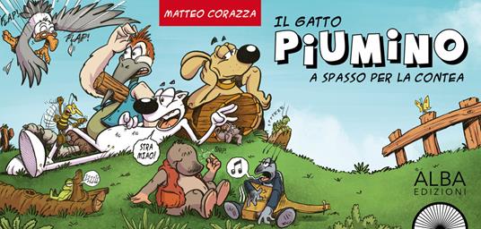 Il gatto piumino. A spasso per la contea - Matteo Corazza - copertina