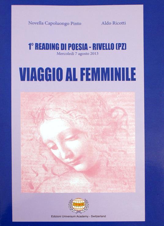 Viaggio al femminile. 1° reading di poesia Rivello (PZ) - copertina