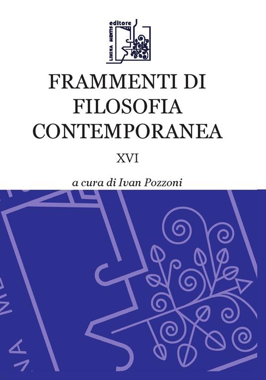 Frammenti di filosofia contemporanea. Vol. 16 - copertina