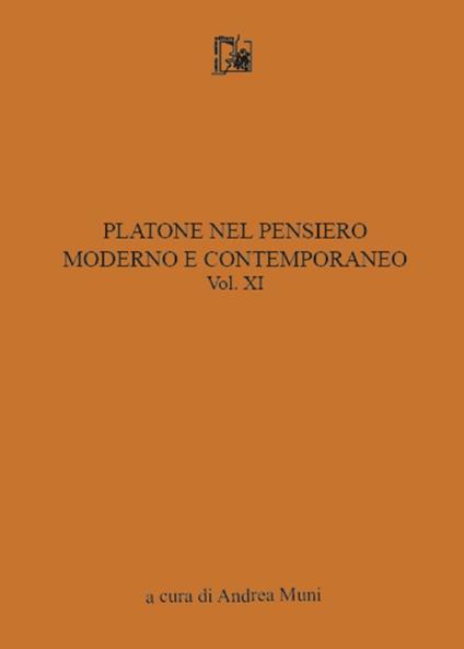 Platone nel pensiero moderno e contemporaneo. Vol. 11 - copertina