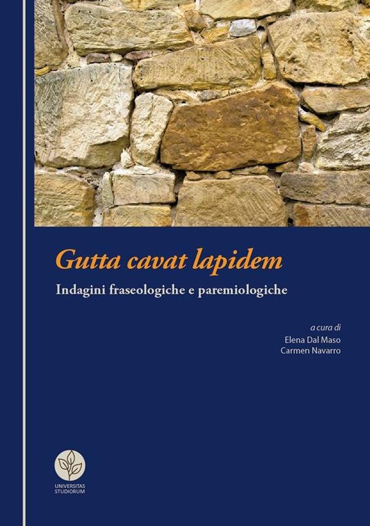 Gutta cavat lapidem. Indagini fraseologiche e paremiologiche - copertina