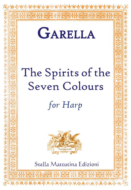 The spirits of the seven volours for arpa - Daniele Garella - copertina