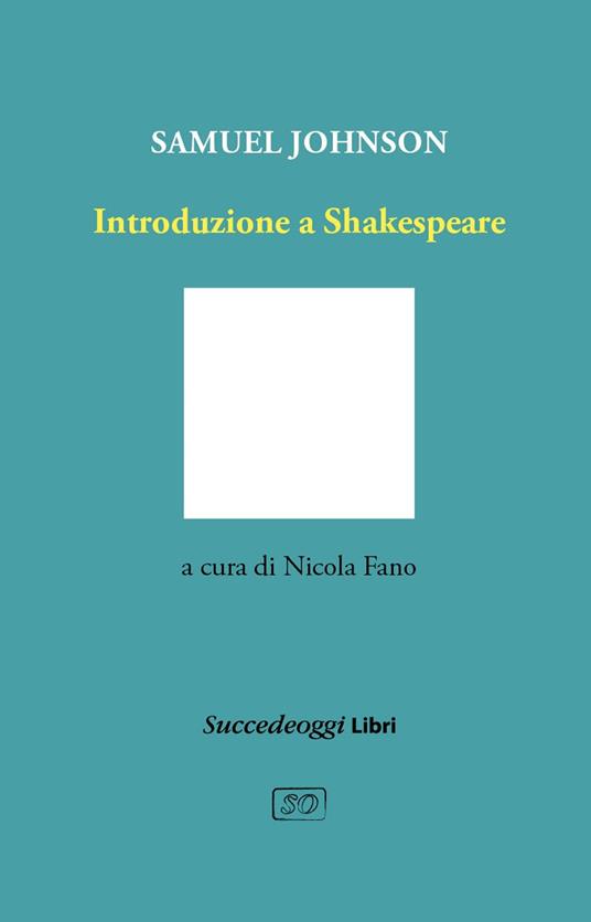 Introduzione a Shakespeare - Samuel Johnson - copertina