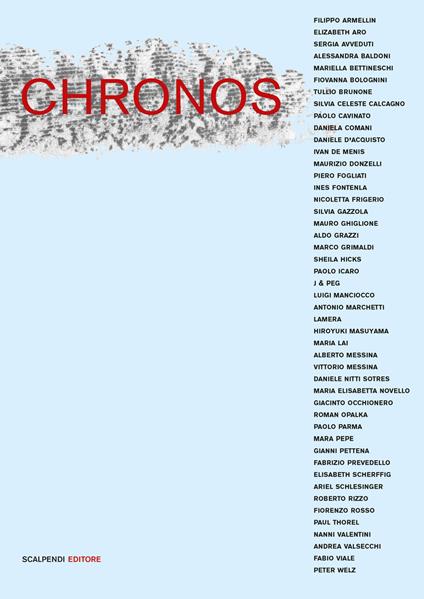 Chronos. Una riflessione sul tempo di quarantasei artisti contemporanei. Ediz. illustrata - copertina