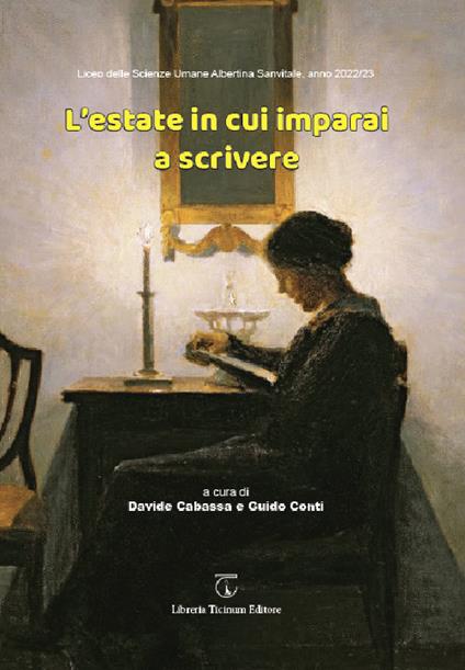 L'estate in cui imparai a scrivere - copertina