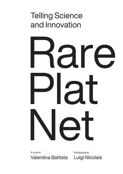 Telling science and Innovation. Rare plat net - Valentina Battista - copertina