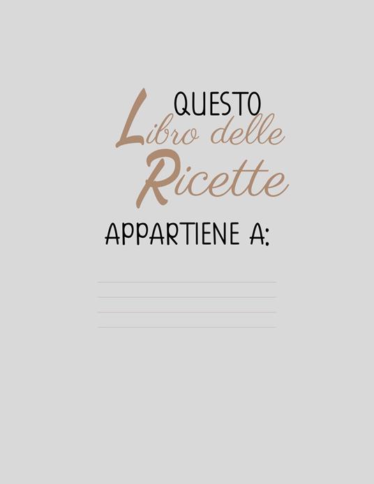 Libro delle ricette - Eva Forte - copertina