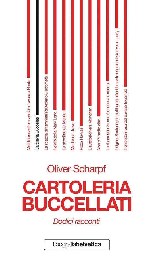 Cartoleria Buccellati. Dodici racconti - Oliver Scharpf - copertina