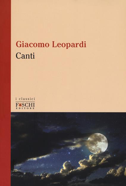 I canti - Giacomo Leopardi - copertina