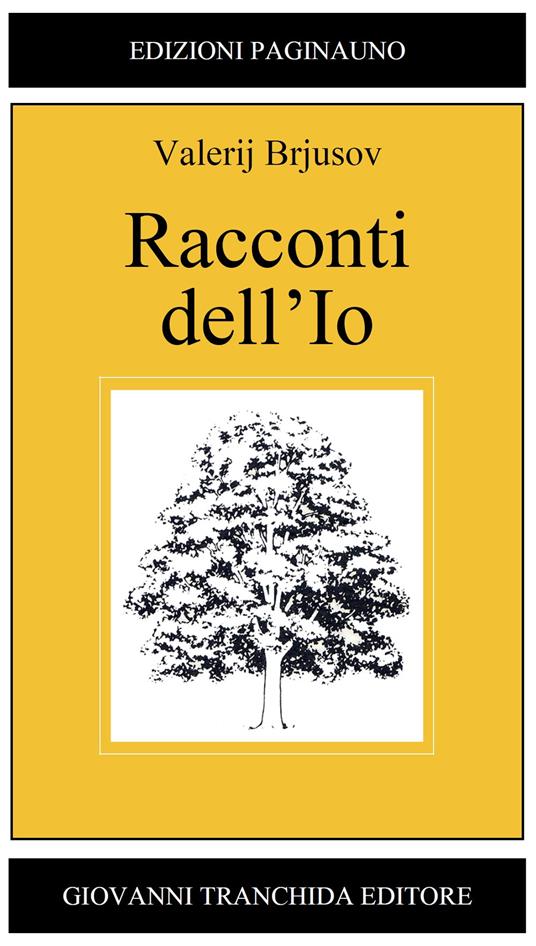 Racconti dell'io - Valerij Brjusov - copertina