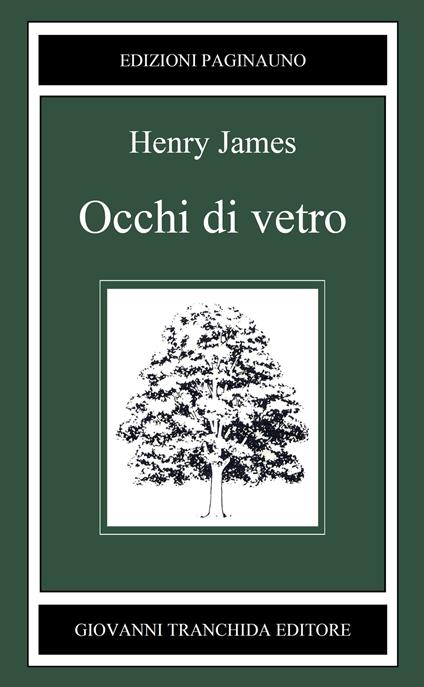 Occhi di vetro - Henry James - copertina