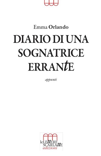 Diario di una sognatrice errante. Appunti - Emma Orlando - copertina