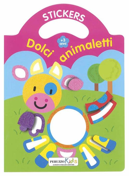 Dolci animaletti (3 anni). Stacca e attacca. Ediz. illustrata. Con Adesivi - copertina