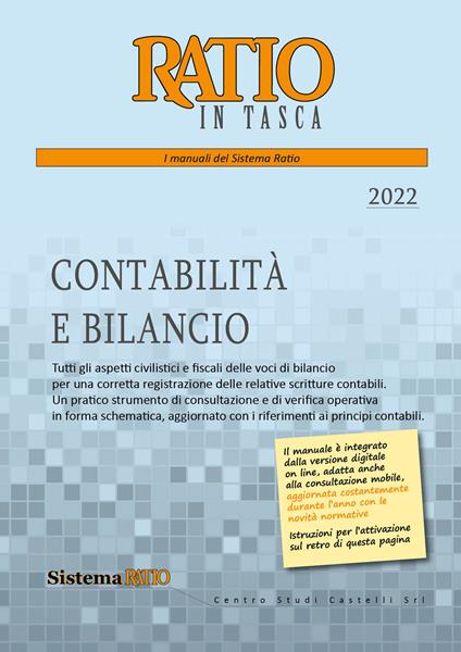 Contabilità e bilancio 2022 - copertina