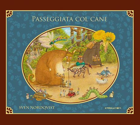 Passeggiata col cane. Ediz. a colori - Sven Nordqvist - copertina